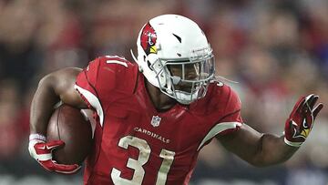 David Johnson tiene todas las papeletas para monopolizar el ataque de los Arizona Cardinals para 2017.