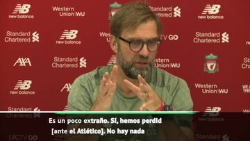 Klopp toma la derrota como estrategia para remontar al Atleti