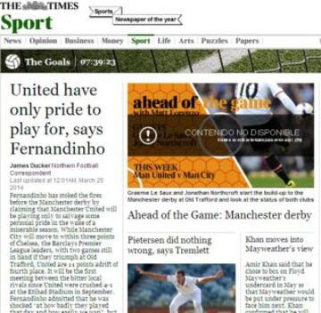 Portadas de la prensa extranjera