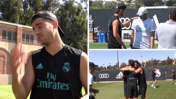 La despedida de Morata con Zidane y sus compañeros