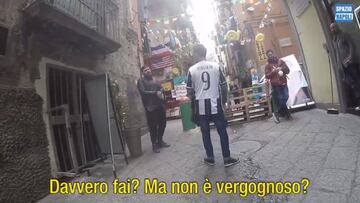 ¿Y si vas por Nápoles con la camiseta de Higuaín en la Juve?