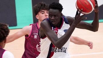 Abraham Juom Maker Bol, canterano del Baskonia nacionalizado español.