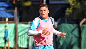 Juanfer con Racing
