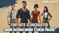 Fortnite x Uncharted: skins de Nathan Drake y Chloe Frazer llegarán pronto