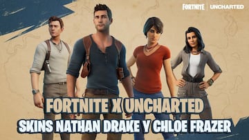 Fortnite x Uncharted: skins de Nathan Drake y Chloe Frazer llegarán pronto