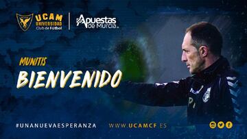 Munitis, nuevo entrenador del UCAM