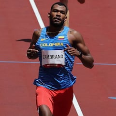 Anthony Zambrano clasifica a la final de los 400 metros