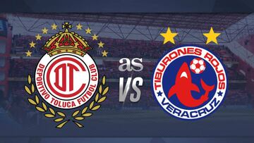 Toluca vs Veracruz en vivo online: Liga MX, jornada 16