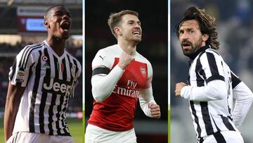 Los 11 cracks que llegaron a la Juve gratis en la última década