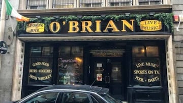 Si buscas un espacio donde vivir la final con una ambiente único, O'Brian es un típico pub irlandés que no te defraudará