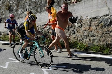 Steven Kruijswijk buscó la victoria en el Alpe d'Huez, también conocido como la Montaña de los holandeses, y llegó a ir líder virtual del Tour.