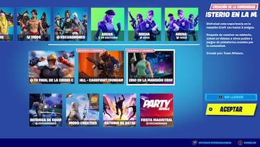 Fortnite: mapa Misterio en la Mansión Croft de Tomb Raider ya disponible