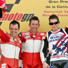 Ganadores con Ducati: Ianonne, Stoner, Capirossi... y Troy Bayliss