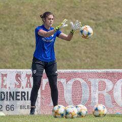 Amaia Peña la gran novedad en la vuelta a los entrenamientos