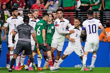 Momento de reivindicación en Nations League con el Vasco