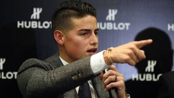 James: "Tengo contrato con el Bayern; ya en junio veremos"