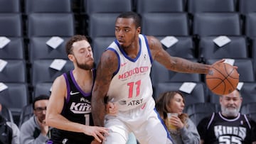 Gary Clark, jugador de Capitanes CDMX, en partido vs. Stockton Kings.