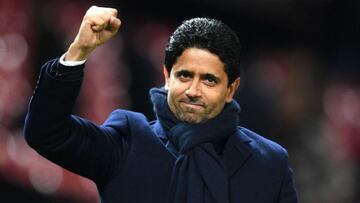 PSG president Nasser Al Khelaifi.