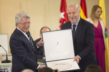 Enrique Cerezo y Vicente del Bosque 