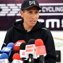Nairo Quintana explica sus avances en la contrarreloj
