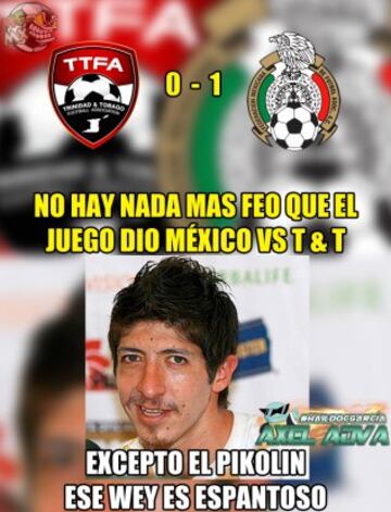 México derrota a T&T pero no es suficiente para los memes