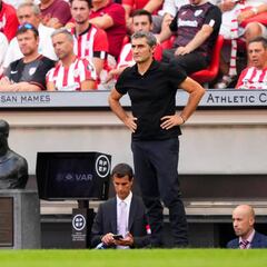 Valverde alcanza a Mendilibar como décimo técnico con más partidos en Primera