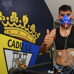 Santiago Arzamendia ya entrena con el Cádiz