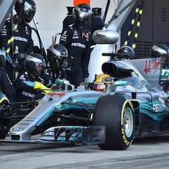 Mercedes usará Brasil y Abu Dhabi como pruebas para 2018