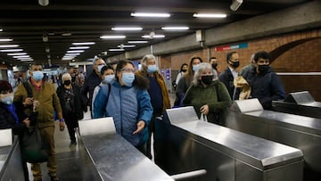 Así será el horario del metro en Chile a partir de hoy por el cambio de hora