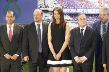 Presentación de Rafa Benitez como nuevo entrenador del Real Madrid.