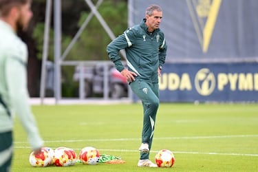 Gaizka Garitano: “No podemos ir a golpes ni contra el Racing ni contra el Real Murcia”