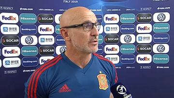 Luis de la Fuente: "El partido contra Bélgica es una final"