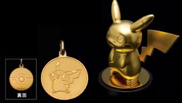 Anuncian una figura de Pikachu de oro por 4000 dólares