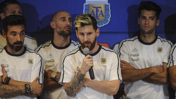 Messi anuncia que Argentina no hablará más con la prensa