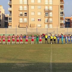El Almería golea al Águilas en su habitual bolo en El Rubial