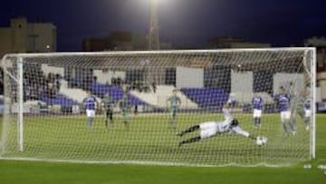 El gol de Pablo Velasco que dio el triunfo al Melilla.