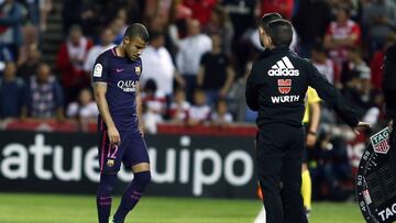 02/04/17 PARTIDO PRIMERA DIVISION
GRANADA - BARCELONA
RAFINHA LESION