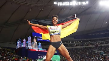 Mihambo, atleta alemana de longitud.