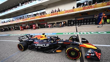 Max Verstappen, en el GP de Estados Unidos.