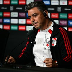 Marcelo Gallardo no entra en polémicas sobre la salida de Mastantuono al Real Madrid