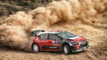 Kris Meeke en el Rally de M&eacute;xico.