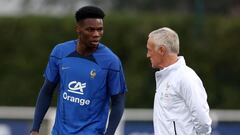 Tchouameni, con Deschamps.