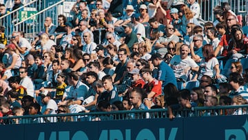 Entrenamiento a puerta abierta en el Ibercaja Estadio.