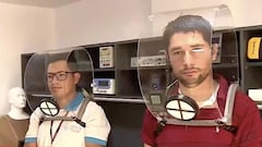 Así es el nuevo casco diseñado por biomédicos peruanos que evita el contagio del COVID-19