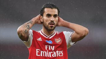 Ceballos, con el Arsenal.