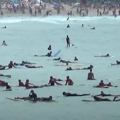 Biarritz pone mediadores de surf para evitar peleas por las olas