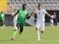 Akor Adams, en el amistoso ante Irán.