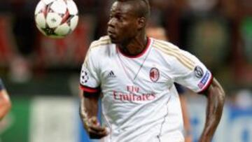 Balotelli es el principal peligro del Milán.