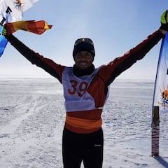El cántabro que conquistó la helada carrera del Lago Baikal