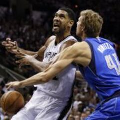 Duncan se impone a Nowitzki en el clásico del siglo XXI